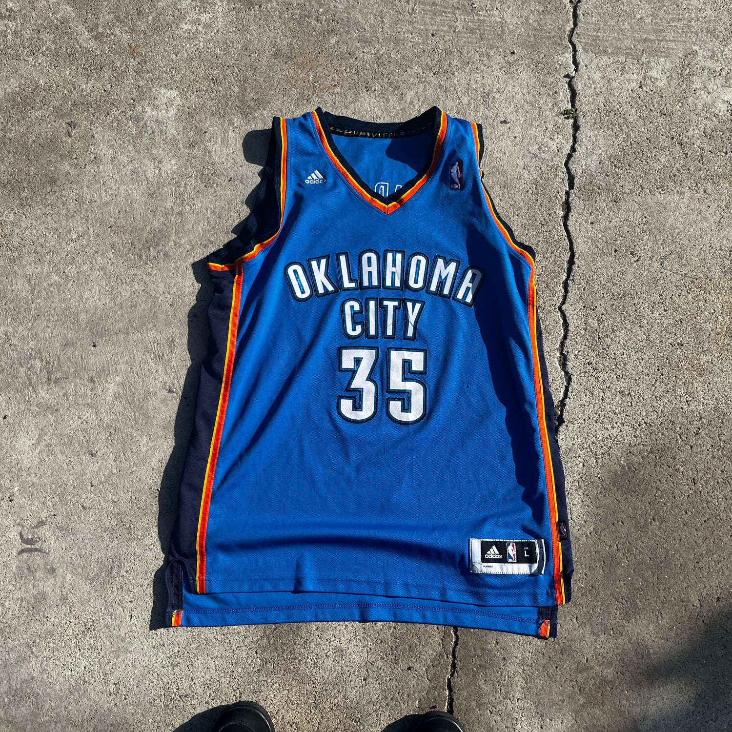 Kevin Durant Oklahoma City jersey.
